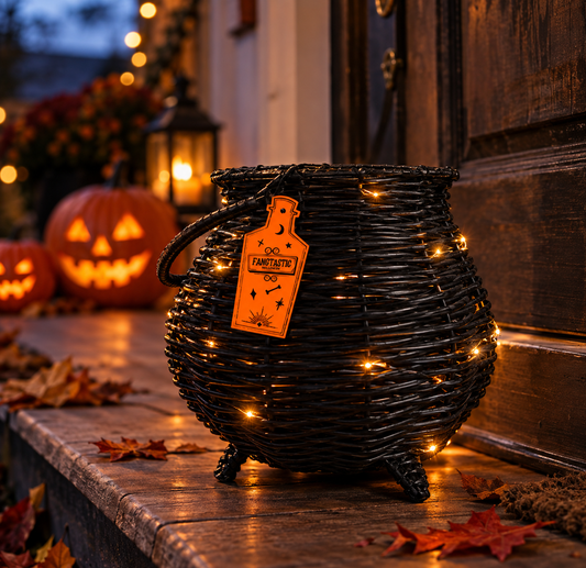 Halloween Light Up Cauldron