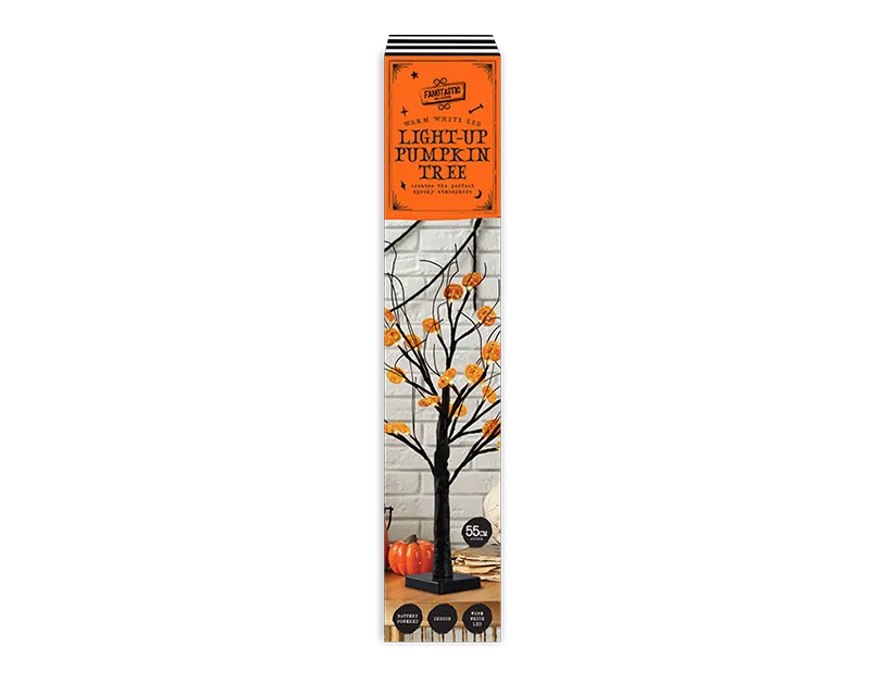 LED Pumpkin Tree 55cm