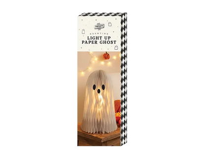 Halloween Light Up Paper Ghost CDU