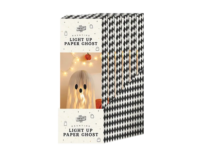 Halloween Light Up Paper Ghost CDU