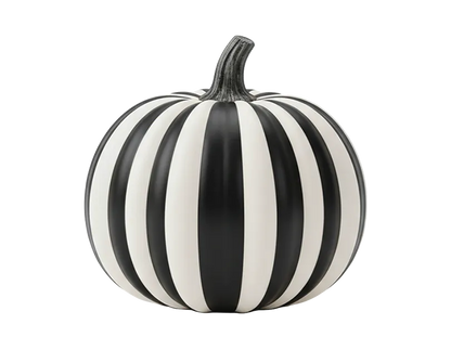 Halloween Striped Pumpkin
